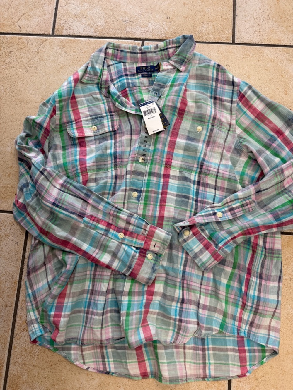 Polo Ralph Lauren Men’s Multicolor Plaid Button-Down Shirt